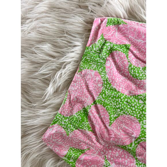 Lilly Pulitzer‎ Women's Floral Mid-Rise Mini Skort Vacation Pink Green Size 4 - Picture 3 of 9